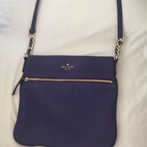 Kate spade cross body purple bag